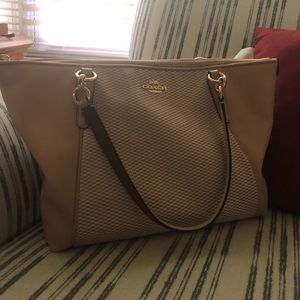 Sold * Authentic Tan Leather Coach purse